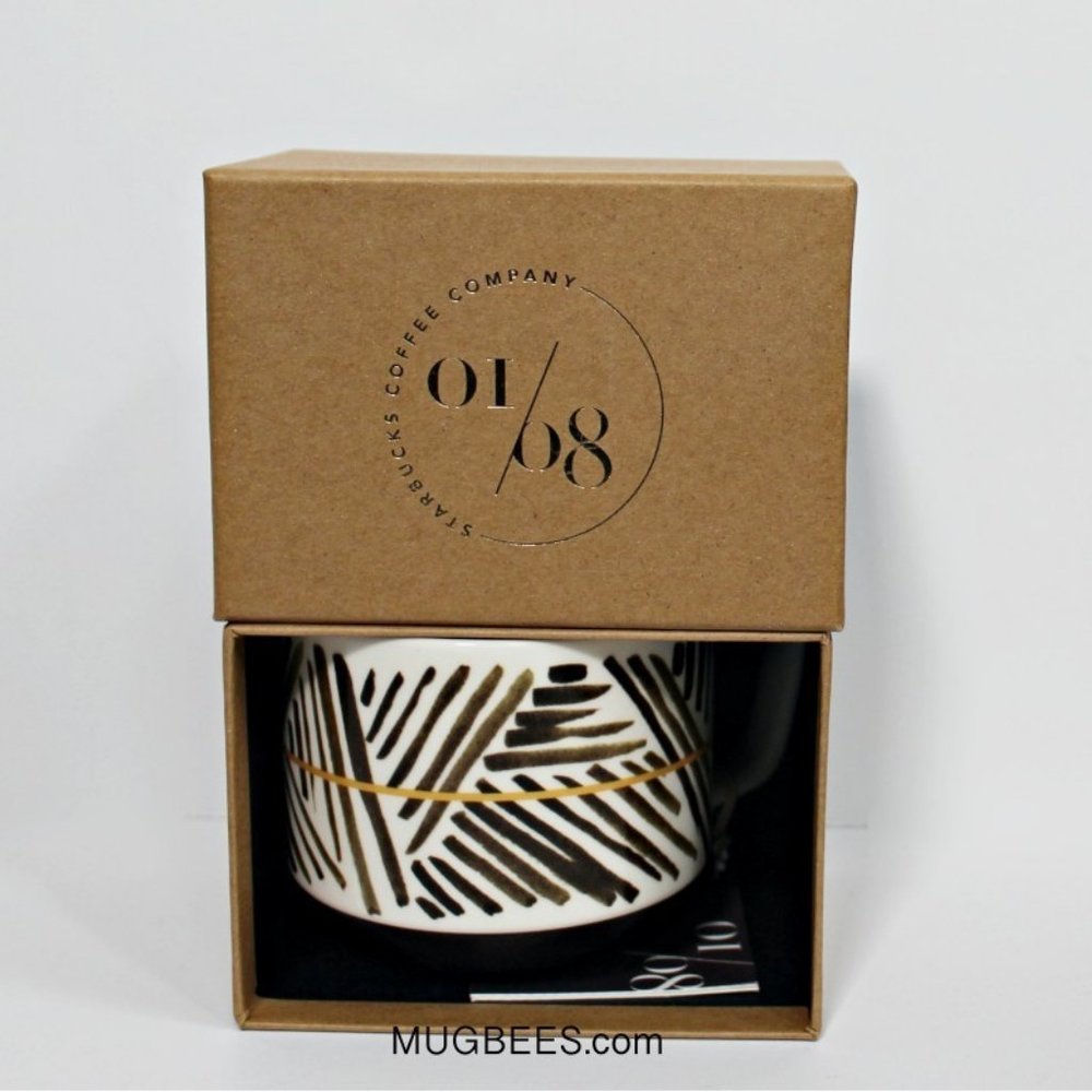 Starbucks 2014 Artisan Series Story Of Origin Ceramic Coffee Cup Mug 01/08